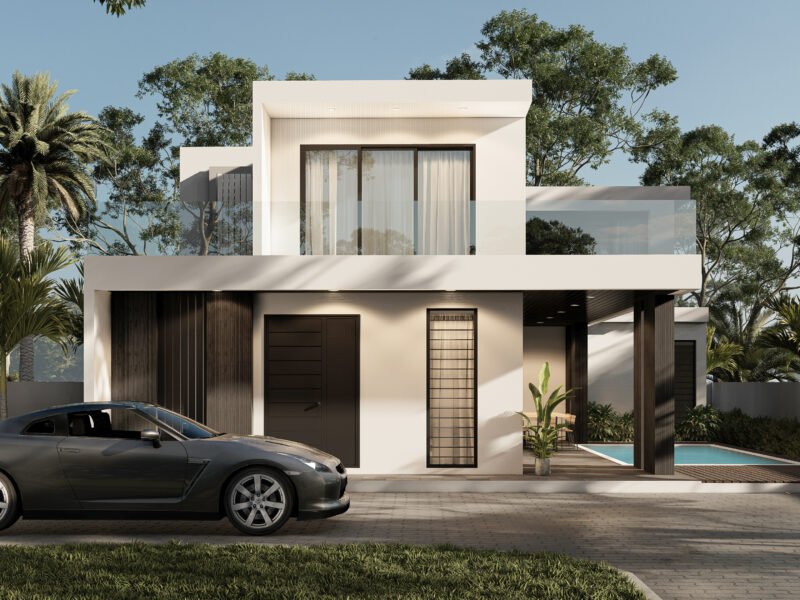 Exterior and Interior 3D Rendering