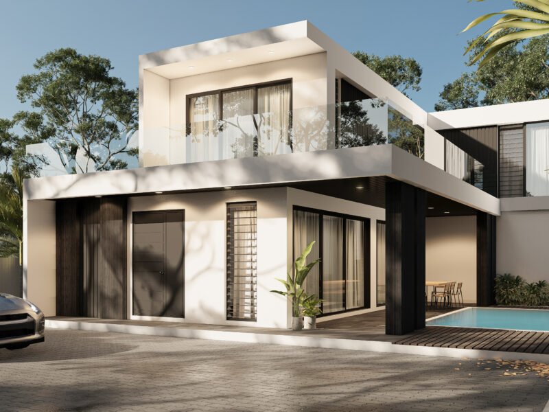 Exterior and Interior 3D Rendering